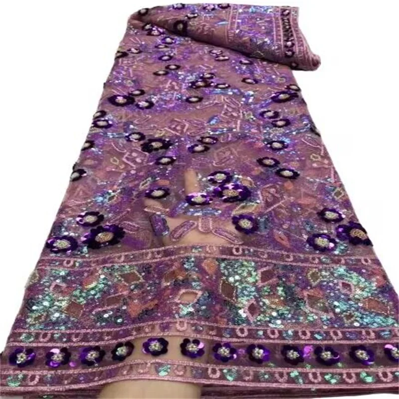 Multicolored Latest Luxurious Sequence Lace Fabrics Nigeria Lace Embroidery Mesh Lace Fabric 3D Beaded Wedding Lace Fabric
Multicolored Latest Luxurious Sequence Lace Fabrics Nigeria Lace Embroidery Mesh Lace Fabric 3D Beaded Wedding Lace Fabric
