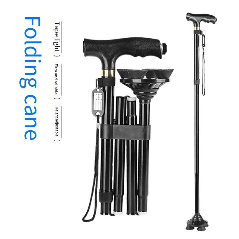 Telescopic Folding Elder Cane Led Walking Trusty Sticks Elder Crutches Walking Stick Rubber Tip for Mother The Elder Fathers
Telescopic Folding Elder Cane Led Walking Trusty Sticks Elder Crutches Walking Stick Rubber Tip for Mother The Elder Fathers