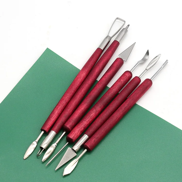 6Pcs DIY Clay Sculpting Tools Kit Wax Pottery Ceramics Carving Tool Art Craft Clay Modelling Sculpture Carving Knife Set 3 Mallzona Sdb08e69f228f40f0902a7997187ec2db7 6Pcs DIY Clay Sculpting Tools Kit Wax Pottery Ceramics Carving Tool Art Craft Clay Modelling Sculpture Carving Knife Set Mallzona