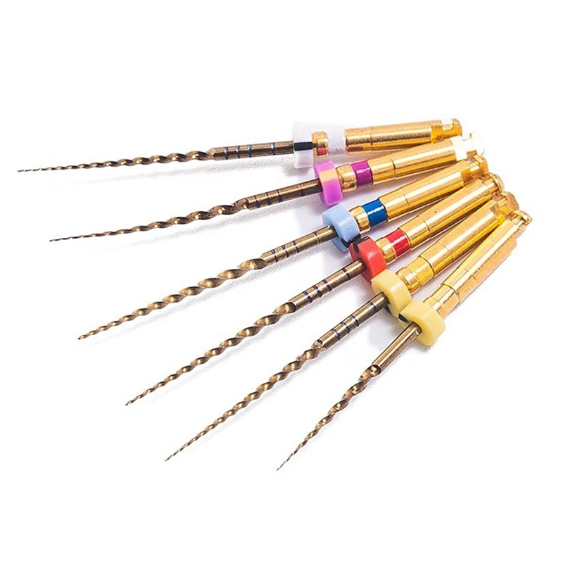 X-Pro Gold Protaper NITI Rotary Files, 6PCS Endo Controlled Memory Files Parts Kit (Assorted 25MM)
X-Pro Gold Protaper NITI Rotary Files, 6PCS Endo Controlled Memory Files Parts Kit (Assorted 25MM)