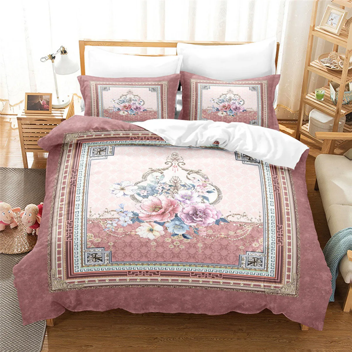 Luxurious Retro Flowers and Plants Duvet Cover Microfiber Exotic European Style Flowers for Women Gifts Bedroom Decoration King
Luxurious Retro Flowers and Plants Duvet Cover Microfiber Exotic European Style Flowers for Women Gifts Bedroom Decoration King