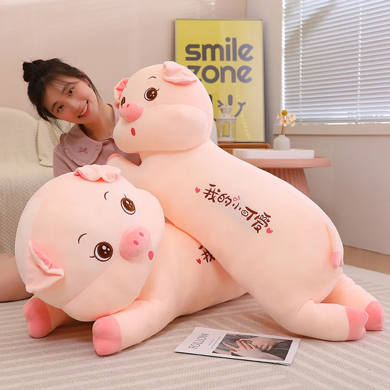 Огромная мягкая плюшевая подушка в виде розовой свиньи, 65-100 см
Огромная мягкая плюшевая подушка в виде розовой свиньи, 65-100 см