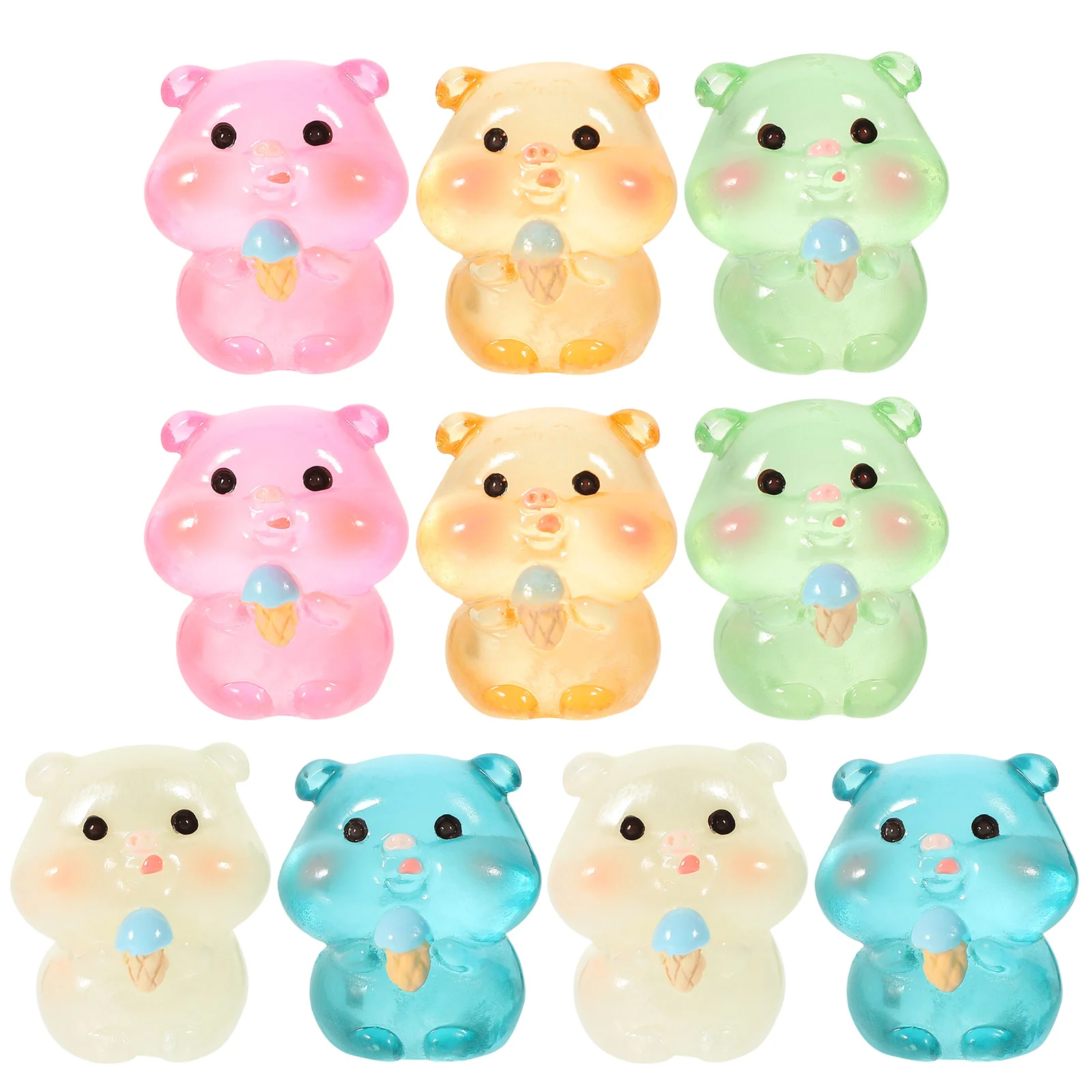10 Pcs Pig Sculpture Ornaments Decorate Miniature Models Lovely Animal Figurine Resin Dashboard Piggy Statue Desktop
10 Pcs Pig Sculpture Ornaments Decorate Miniature Models Lovely Animal Figurine Resin Dashboard Piggy Statue Desktop