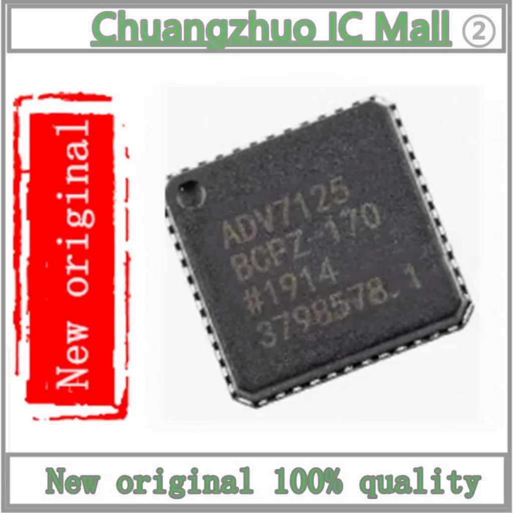 

1PCS/lot New original ADV7125BCPZ170 ADV7125BCPZ LFCSP-48 Digital To Analog Converters (DACs) ROHS