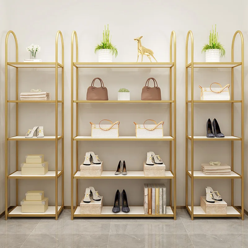 

custom，Light Luxury Minimalist Wall Mount Laminate Shelf Decor Shoes And Bag Storage Shelves