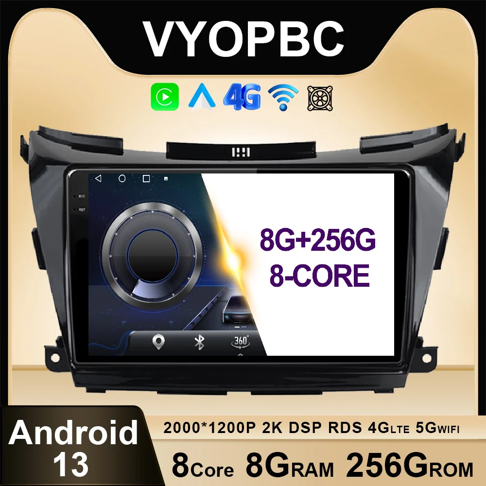 10,1 дюймовый Android 13 для Nissan Murano 3 2014 - 2020 автомобильное радио навигация GPS 4G LTE Авторадио WIFI стерео ADAS QLED мультимедиа
10,1 дюймовый Android 13 для Nissan Murano 3 2014 - 2020 автомобильное радио навигация GPS 4G LTE Авторадио WIFI стерео ADAS QLED мультимедиа