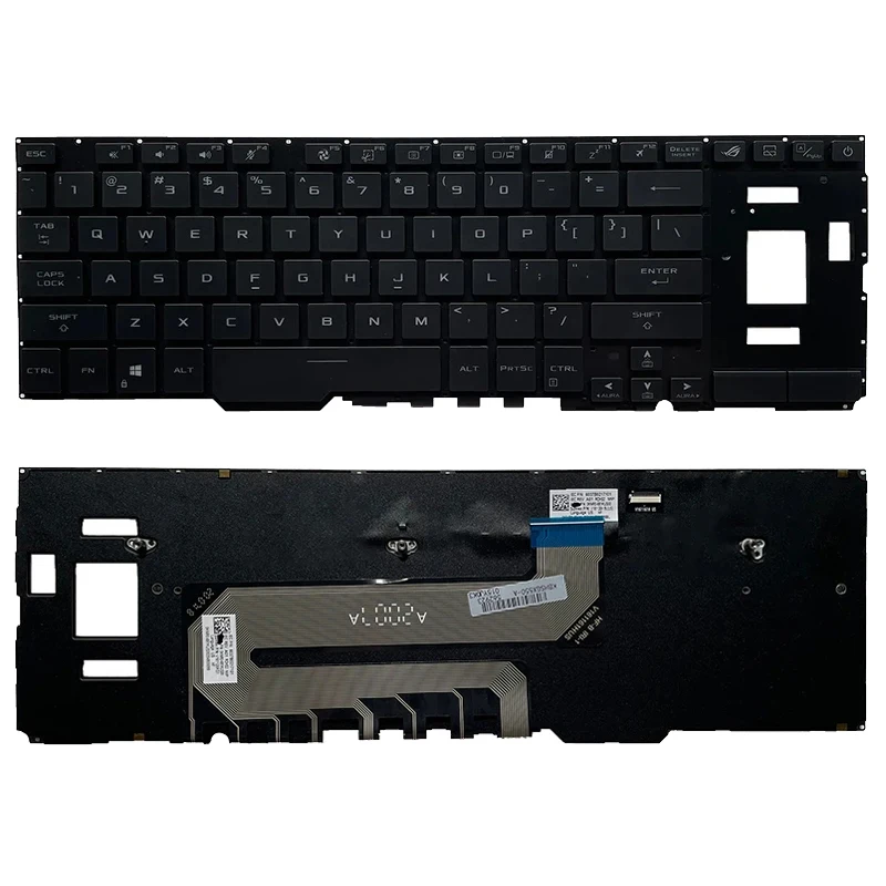 

GX550 US/Russian RGB Backlit Keyboard For Asus ROG Zephyrus Duo 15 GX550 GX550LXS GX550LWS GX551 GX551Q GX551QM GX551QR GX551QS