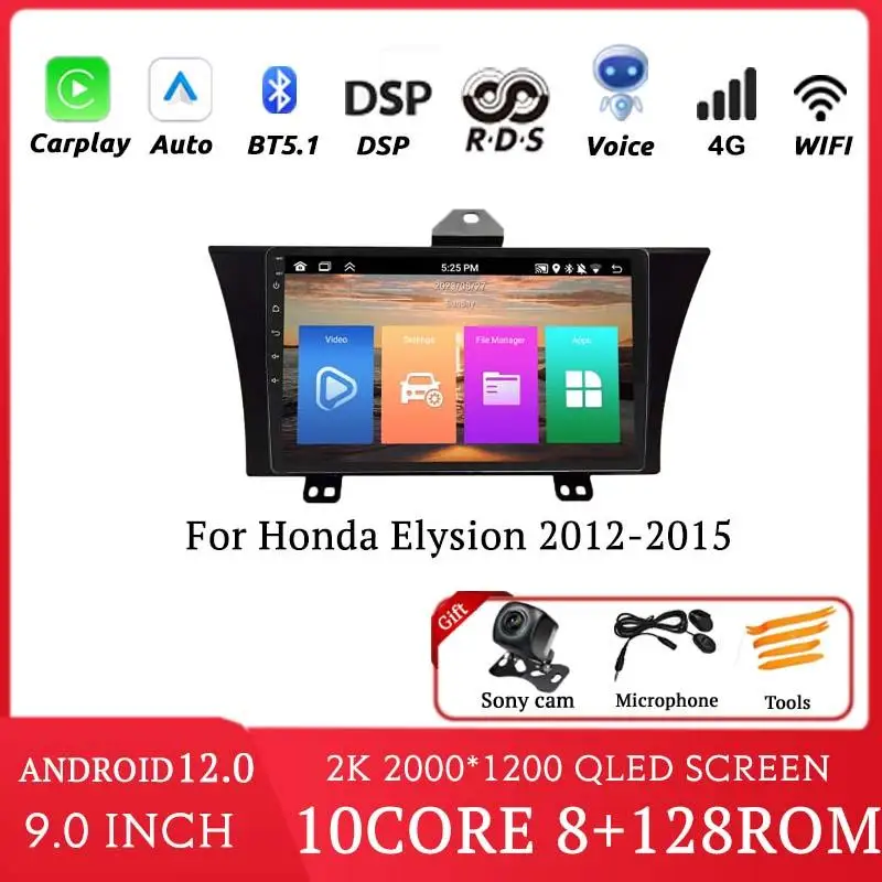 2K беспроводной Carplay для Honda Elysion 2012-2015 Автомобильный мультимедийный видеоплеер с bluetooth-навигацией GPS dvd Автомобильный android 2din
2K беспроводной Carplay для Honda Elysion 2012-2015 Автомобильный мультимедийный видеоплеер с bluetooth-навигацией GPS dvd Автомобильный android 2din