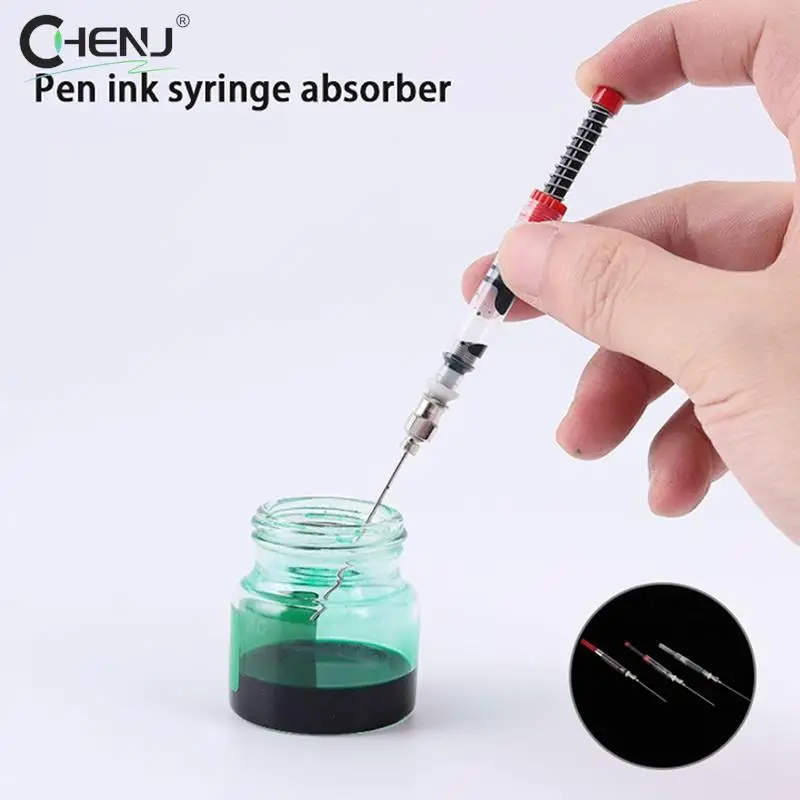 Ink Cartridge Filler Fountain Pen Syringe Absorbor Suction Device Instrument Tool Stationery Office School Supplies
Ink Cartridge Filler Fountain Pen Syringe Absorbor Suction Device Instrument Tool Stationery Office School Supplies