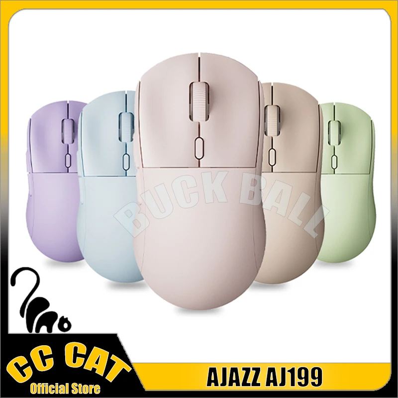 AJAZZ AJ199 Mouse Wireless Mouses Gamer Mouse 2 Mode Wired 2.4G Wireless Gaming Mouse Low Delay Light weight Paw3395 Sensor FPS
AJAZZ AJ199 Mouse Wireless Mouses Gamer Mouse 2 Mode Wired 2.4G Wireless Gaming Mouse Low Delay Light weight Paw3395 Sensor FPS