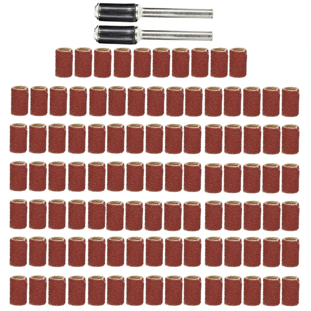 100pcs Sanding Drum Kit Sanding Band With Sanding Mandrels For Dremel Sleeves For Electric Angle Grinder Rotary Abrasive Tools
100pcs Sanding Drum Kit Sanding Band With Sanding Mandrels For Dremel Sleeves For Electric Angle Grinder Rotary Abrasive Tools