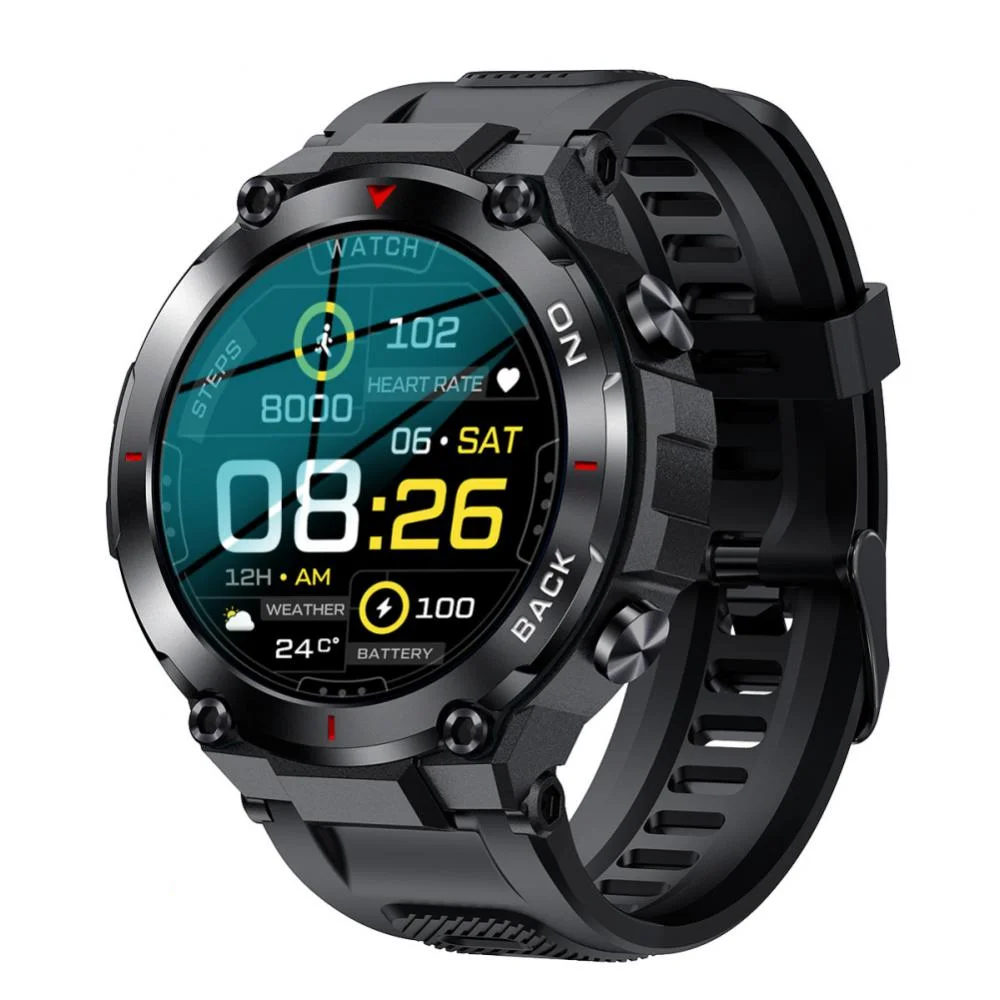 K37 Men Smart Watch GPS Navigation Sport Fitness Tracker 480mAh Big Battery Heart Rate Monitor IP68 Waterproof Smartwatch
K37 Men Smart Watch GPS Navigation Sport Fitness Tracker 480mAh Big Battery Heart Rate Monitor IP68 Waterproof Smartwatch