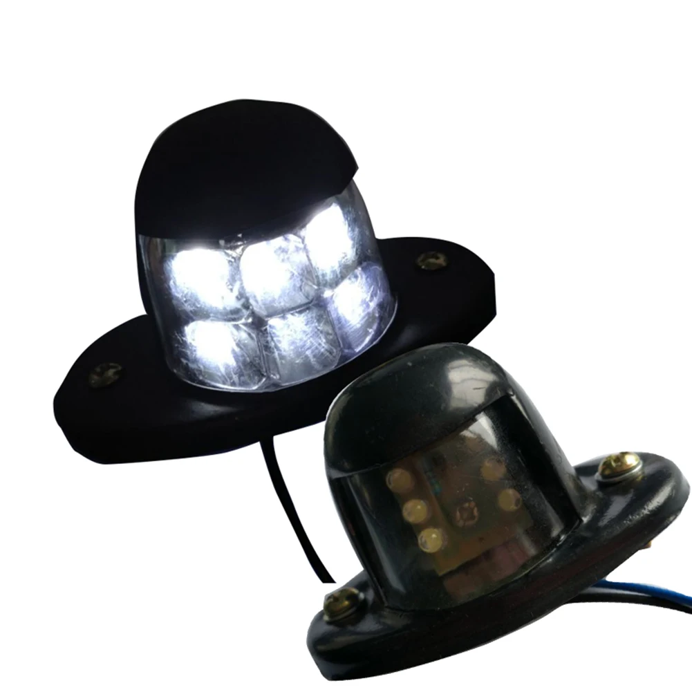 6Pcs Car 24V Electronic Universal 6 LED License Plate Light Car Plate White Lamp Fits For Cars RV Truck Lamp Replacement
6Pcs Car 24V Electronic Universal 6 LED License Plate Light Car Plate White Lamp Fits For Cars RV Truck Lamp Replacement