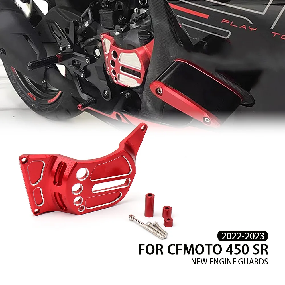 

Motorcycle Accessories Aluminium Engine Frame Cover Engine Side Protection For CFMOTO 450SR 450sr 450 SR 2022 2023