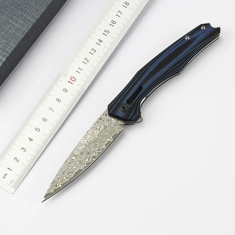 0707 Damascus Folding Knife 76 layers VG10 Steel Blade Military Tactical Knives Outdoor Hiking Jackknife Tourist Camping Knife
0707 Damascus Folding Knife 76 layers VG10 Steel Blade Military Tactical Knives Outdoor Hiking Jackknife Tourist Camping Knife