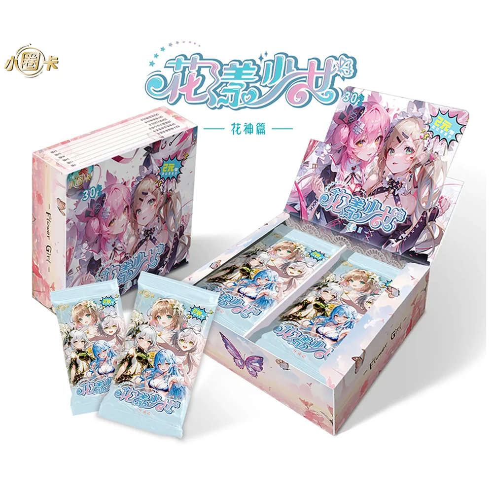 

New Goddess Story Waifu Cards FLOWER GIRL Collection Cards Booster Box Anime Tcg Game Card Child Kids Table Toys For Gift