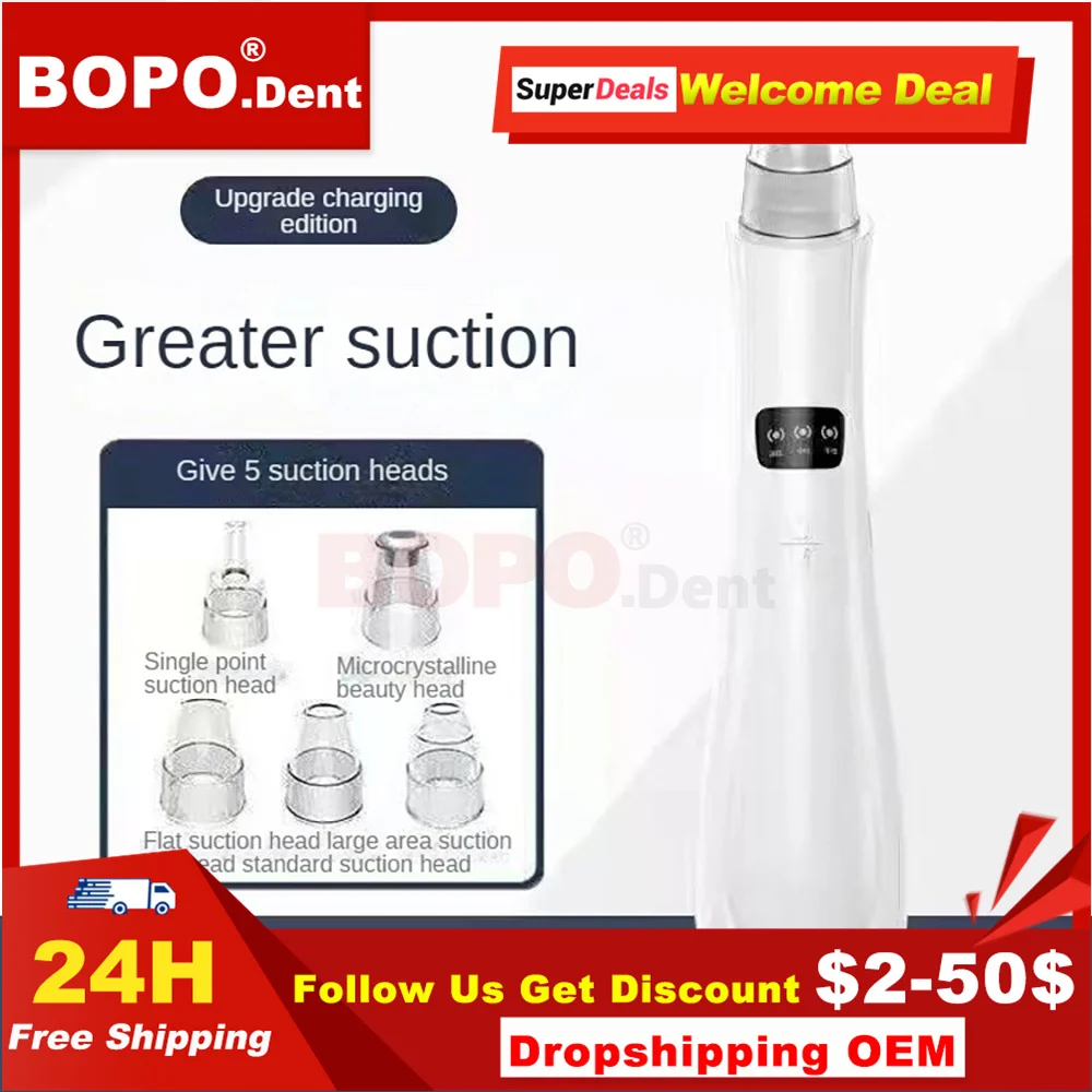 Facial Cleaner Nose Blackhead Remover Deep Cleaner Pimple Pore Cleansing Device Face Pore Mite Machine Skin Care Tools
Facial Cleaner Nose Blackhead Remover Deep Cleaner Pimple Pore Cleansing Device Face Pore Mite Machine Skin Care Tools