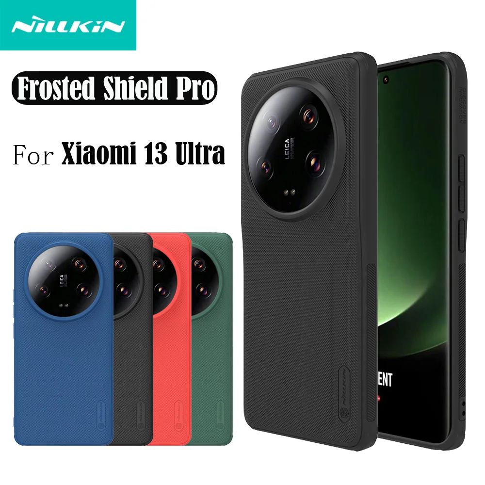 

Nillkin For Xiaomi 13 Ultra Case Super Frosted Shield Pro TPU Frame Hard PC Shell Luxuly Shockproof Cover For Xiaomi Mi 13Ultra