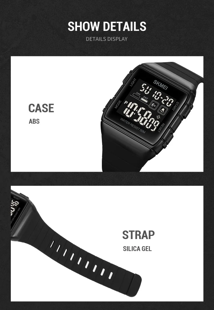 SKMEI 1960 Military Sport Mens Watches Digital Calendar Countdown Waterproof Wristwatches for Men Alarm Clock Reloj Hombre 1278 SKMEI 1960 Military Sport Mens Watches Digital Calendar Countdown Waterproof Wristwatches for Men Alarm Clock Reloj Hombre 1278