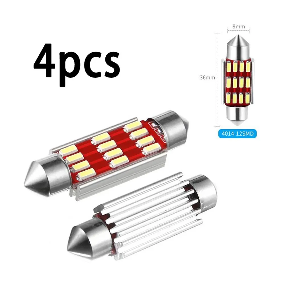 4Pcs Car Festoon Led C5W 36mm Car Lights Canbus White Dome Light 12V 6000K 6000K Warm White Crystal Blue License Plate Lamp
4Pcs Car Festoon Led C5W 36mm Car Lights Canbus White Dome Light 12V 6000K 6000K Warm White Crystal Blue License Plate Lamp