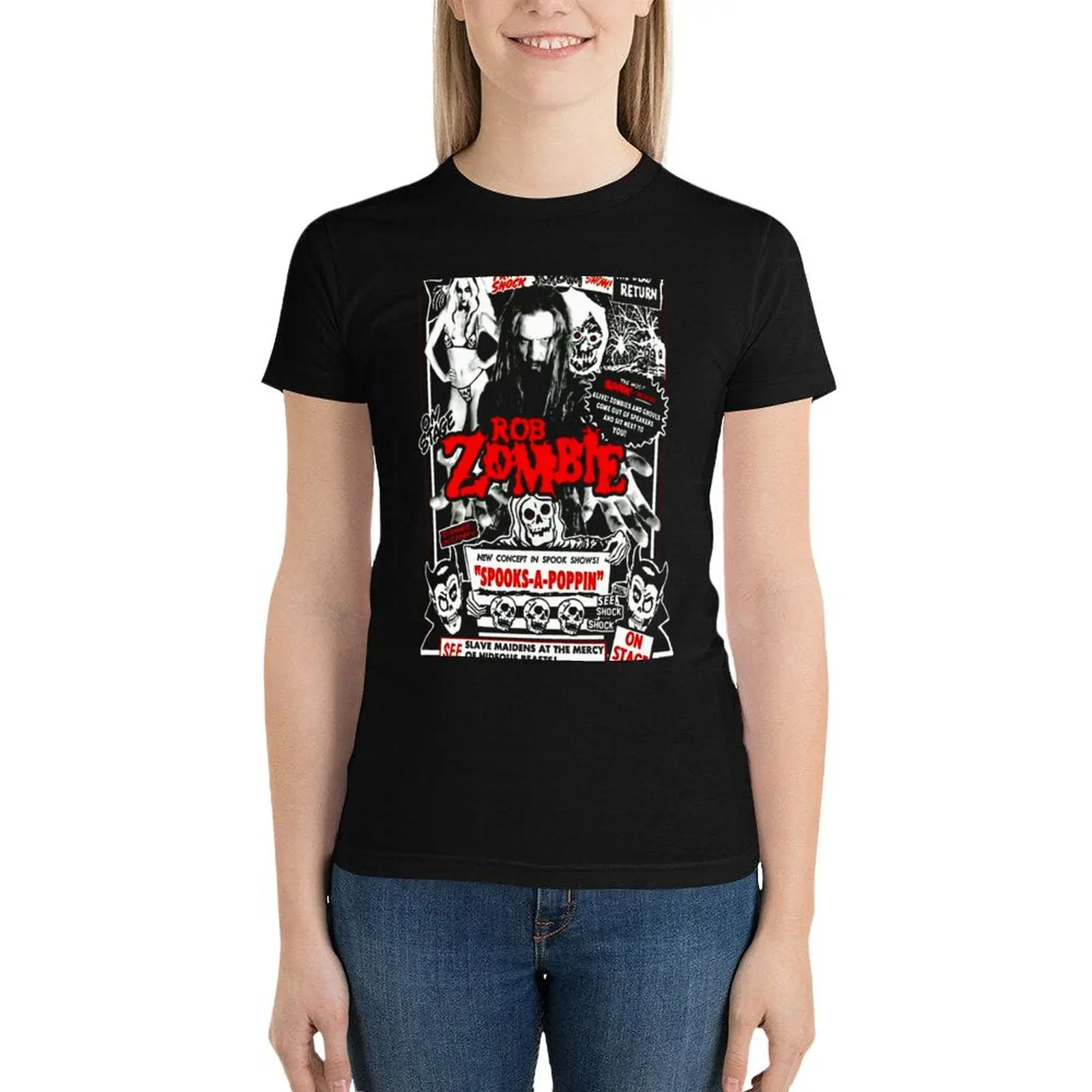 vintage rob zombie band art T-Shirt shirts graphic tees Female clothing aesthetic clothes cute tops funny t shirts for Women
vintage rob zombie band art T-Shirt shirts graphic tees Female clothing aesthetic clothes cute tops funny t shirts for Women