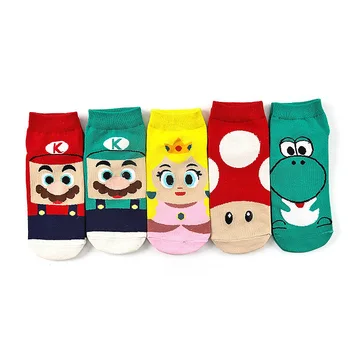 Game Super Mario Bros Kawaii Odyssey Yoshi Anime Socks Action Figures Toys Boys Cosplay Kids Kawaii Birthday Christmas Toy Gifts