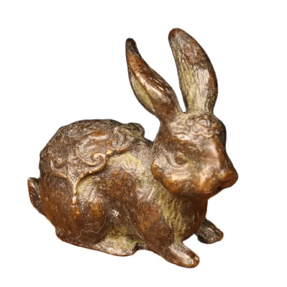 Rabbit Figurine Creative Retro Ornament Metal Miniature Cute Rabbit Doll Children Gift Bronze Sculpture Handicraft Ornament
Rabbit Figurine Creative Retro Ornament Metal Miniature Cute Rabbit Doll Children Gift Bronze Sculpture Handicraft Ornament