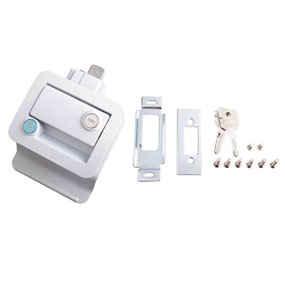 Rv Camper Door Lock Transportation Equipment Double Lock Cylinder Zinc Alloy Door Lock Inside and Outside Lock (White)
Rv Camper Door Lock Transportation Equipment Double Lock Cylinder Zinc Alloy Door Lock Inside and Outside Lock (White)
