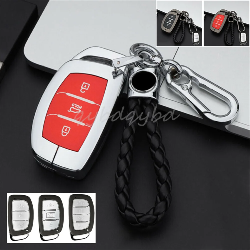 Zinc Alloy Smart Key Case Cover Shell Skin Holder Protector Bag For Hyundai Sonata Elantra 3 4 Buttons FOB Accessories Styling
Zinc Alloy Smart Key Case Cover Shell Skin Holder Protector Bag For Hyundai Sonata Elantra 3 4 Buttons FOB Accessories Styling