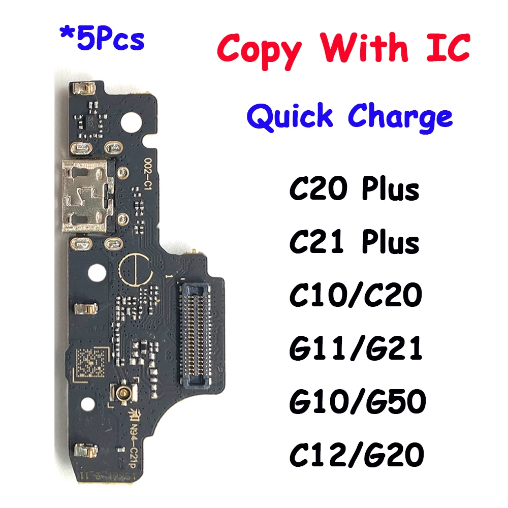 

5Pcs, USB Fast Charging Dock Port Microphone Flex Cable Connector Charge Board For Nokia G11 G21 G10 G30 G50 C20 C21 Plus C30