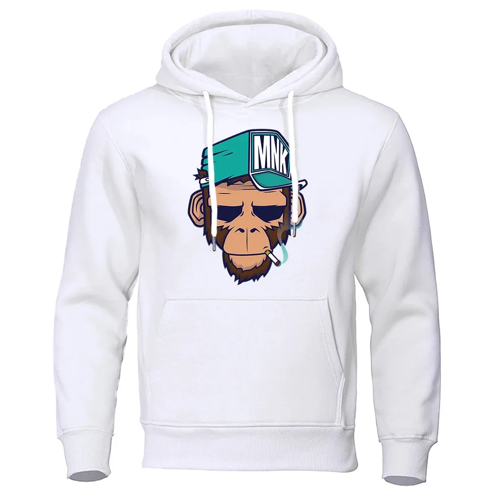 

Personalized Smoking Monkey Hoodie Men's Fashion Trend Sports Shirt Hip Hop Hoodie Casual Street Wear Spring and Autumn New Hood