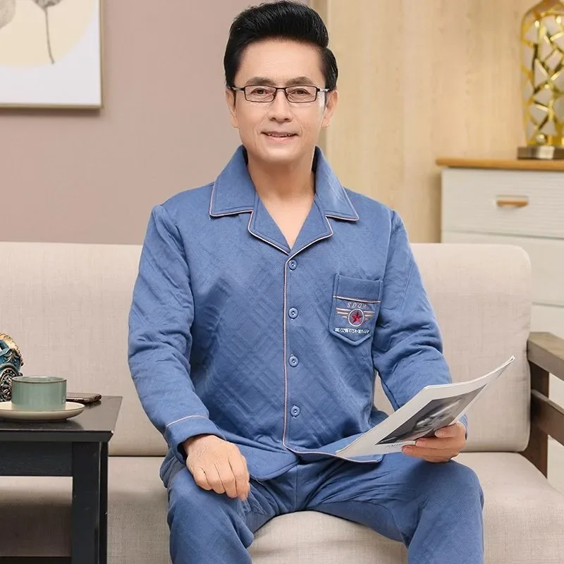 2024 New Pajamas Autumn Winter Long-sleeved Loungewear Cotton Thicken Sleepwear Air Cotton Sandwich Nightwear Warm Homewear Set
2024 New Pajamas Autumn Winter Long-sleeved Loungewear Cotton Thicken Sleepwear Air Cotton Sandwich Nightwear Warm Homewear Set