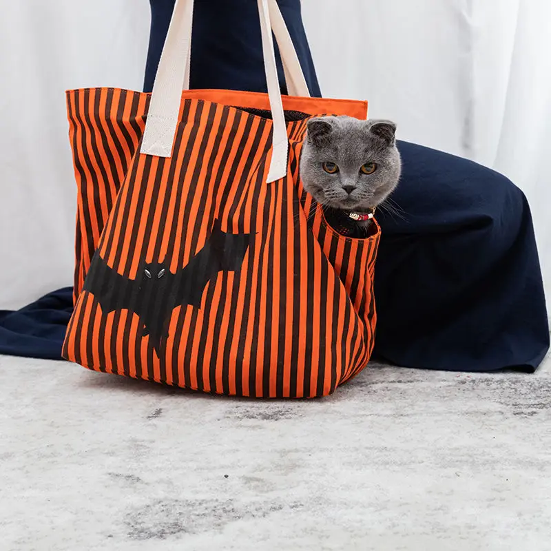 Cat Bag Portable Carriers Cats Backpack Dog Pet Supplies Canvas Breathable Halloween Handbag
Cat Bag Portable Carriers Cats Backpack Dog Pet Supplies Canvas Breathable Halloween Handbag