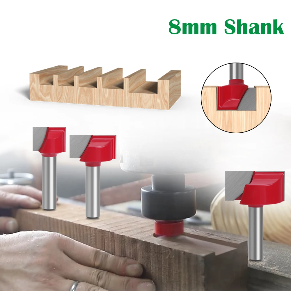 1PC 8MM Shank Milling Cutter Wood Carving Bottom Milling Cutter Slotting Cutter Engraving Machine Bottom Cleaning Router Bit Set
1PC 8MM Shank Milling Cutter Wood Carving Bottom Milling Cutter Slotting Cutter Engraving Machine Bottom Cleaning Router Bit Set