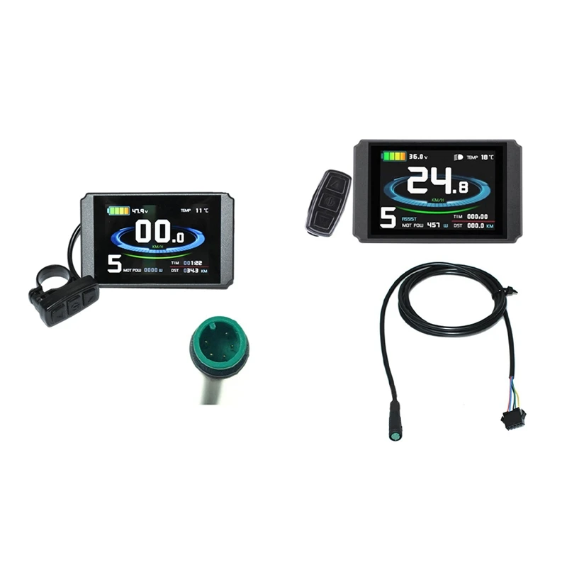 Ebike Display Meter 24V 36V 48V KT-LCD8HP Electric Bicycle Computer Display For Electric Bike Parts
Ebike Display Meter 24V 36V 48V KT-LCD8HP Electric Bicycle Computer Display For Electric Bike Parts