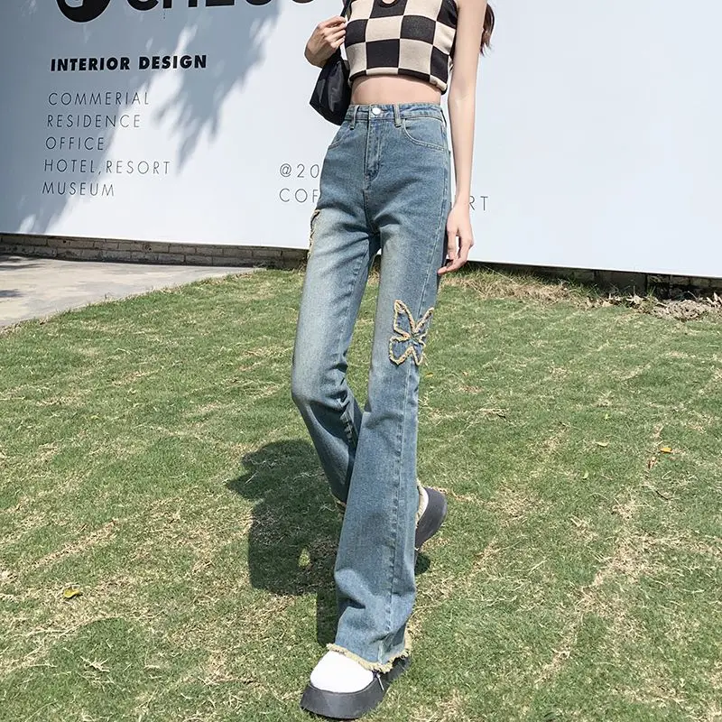 New Fashion Temperament Niche Design Sense Sexy Hot Girl Micro Flared Jeans Women Retro Loose High Waist Slim Embroidery Slim
New Fashion Temperament Niche Design Sense Sexy Hot Girl Micro Flared Jeans Women Retro Loose High Waist Slim Embroidery Slim