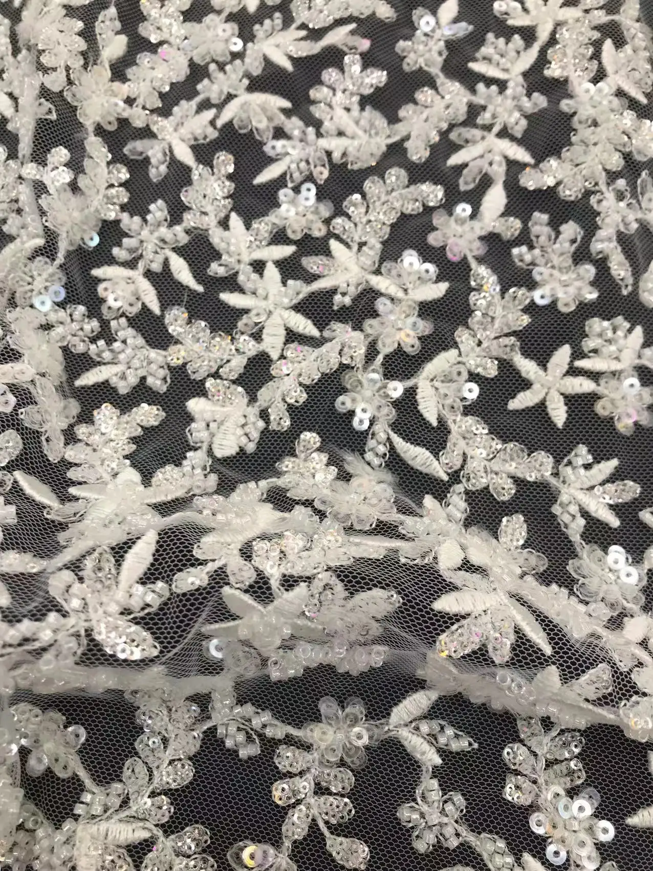 Новинка 2023, высококачественное белое свадебное платье, плотное кружево с блестками и вышивкой в виде листьев, модное свадебное платье, 5 ярдов
Новинка 2023, высококачественное белое свадебное платье, плотное кружево с блестками и вышивкой в виде листьев, модное свадебное платье, 5 ярдов