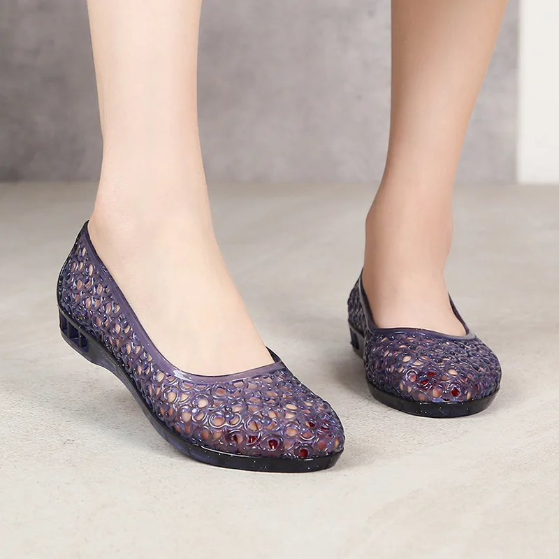 Summer Fashion White LadiesJelly Sandals Women Transparent Slip On Beach Sandals Female Casual Breathable Hollow Out Flats Shoes
Summer Fashion White LadiesJelly Sandals Women Transparent Slip On Beach Sandals Female Casual Breathable Hollow Out Flats Shoes