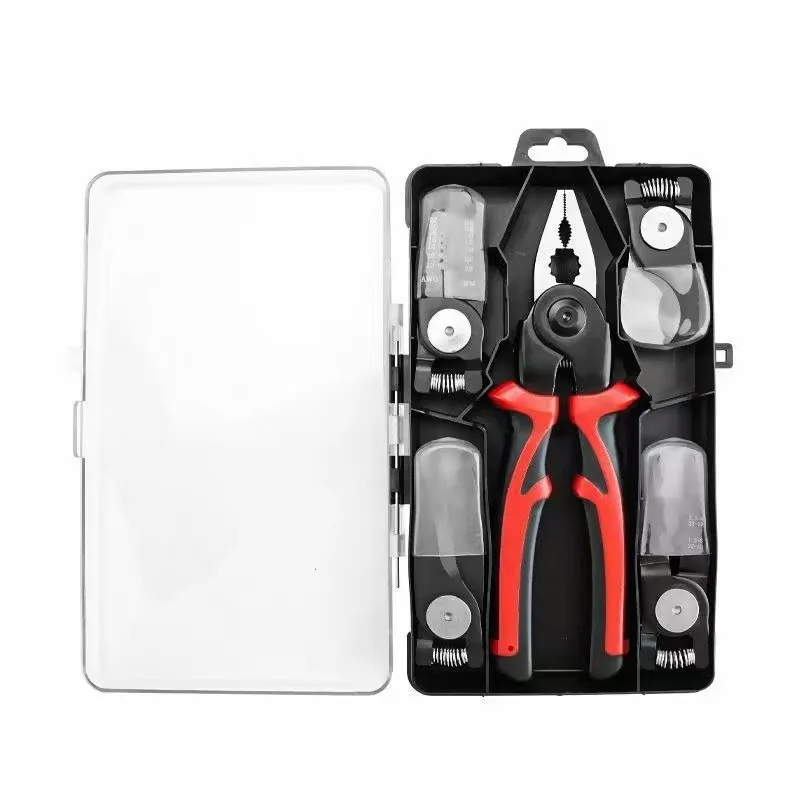 Cross-Border New Style Multipurpose Tools Five-in-One Replaceable Plug Tool Set Multi-Function Pliers Electrician Special Suit
Cross-Border New Style Multipurpose Tools Five-in-One Replaceable Plug Tool Set Multi-Function Pliers Electrician Special Suit