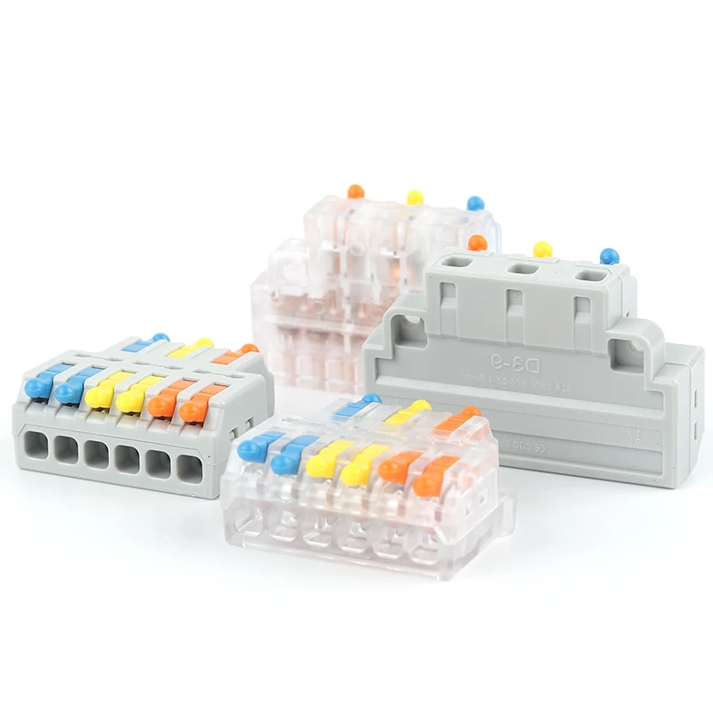25PCS Mini Connectors Quick Connectors Wiring Connector Electric Cable Clamp Electrical Lever Connector Terminals With Lever
25PCS Mini Connectors Quick Connectors Wiring Connector Electric Cable Clamp Electrical Lever Connector Terminals With Lever