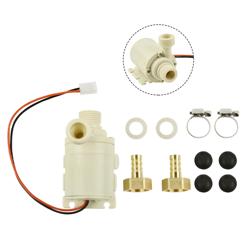 12V 100°C Solar Hot /Cooling Water Circulation Pump Food Grade Silent Coupler White Amphibious Pump Garden Supplies
12V 100°C Solar Hot /Cooling Water Circulation Pump Food Grade Silent Coupler White Amphibious Pump Garden Supplies
