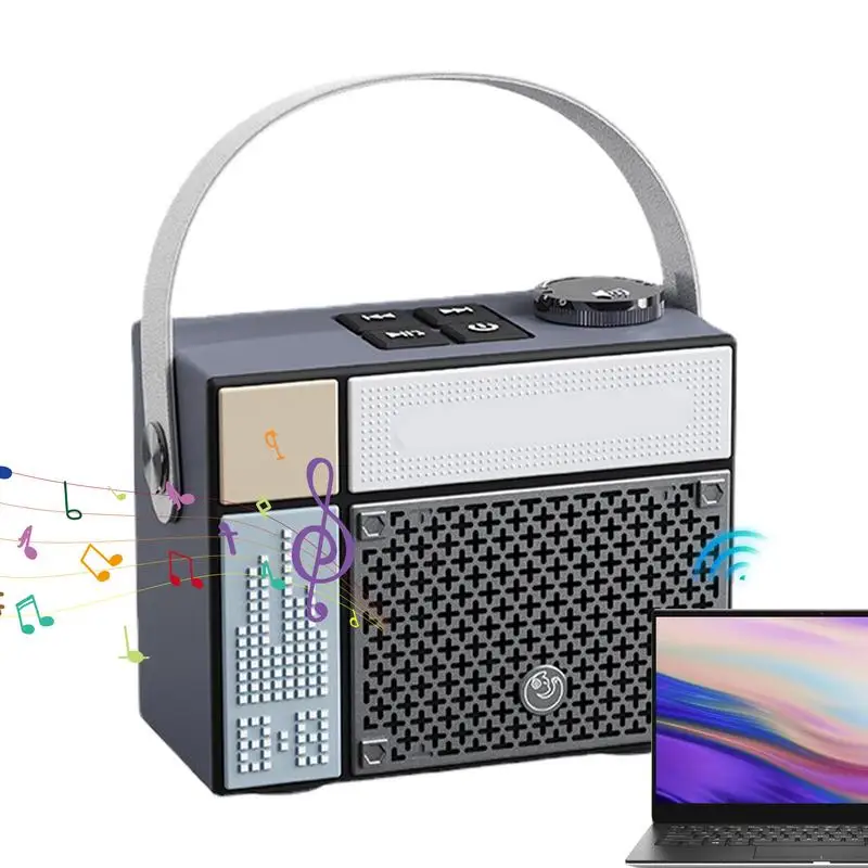 Портативный беспроводной динамик Hifi беспроводной динамик с четким звуком долгий срок службы батареи Универсальная совместимость и винтажный дизайн
Портативный беспроводной динамик Hifi беспроводной динамик с четким звуком долгий срок службы батареи Универсальная совместимость и винтажный дизайн