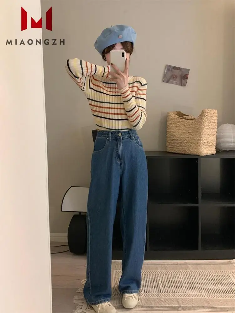 For Fall/Winter Hit Color Pullovers Women Round Neck Slim Long Sleeve Tops Sweater 2023 New Female Fashion Knitted Sweaters Chic
For Fall/Winter Hit Color Pullovers Women Round Neck Slim Long Sleeve Tops Sweater 2023 New Female Fashion Knitted Sweaters Chic
