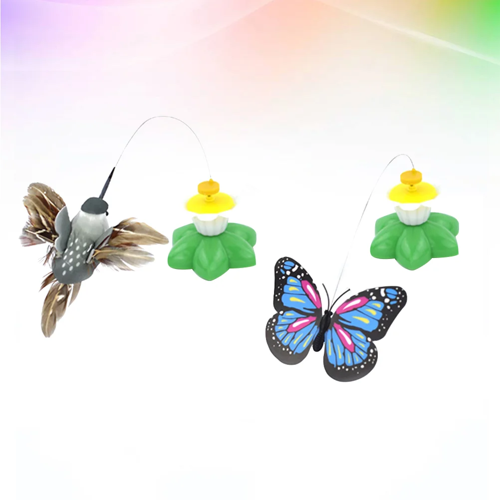 2 Pcs Cat Teasing Toy Electric Rotating Entertaining Stick Toy Pet Supplies Without - and Hummingbird (Random Color)
2 Pcs Cat Teasing Toy Electric Rotating Entertaining Stick Toy Pet Supplies Without - and Hummingbird (Random Color)