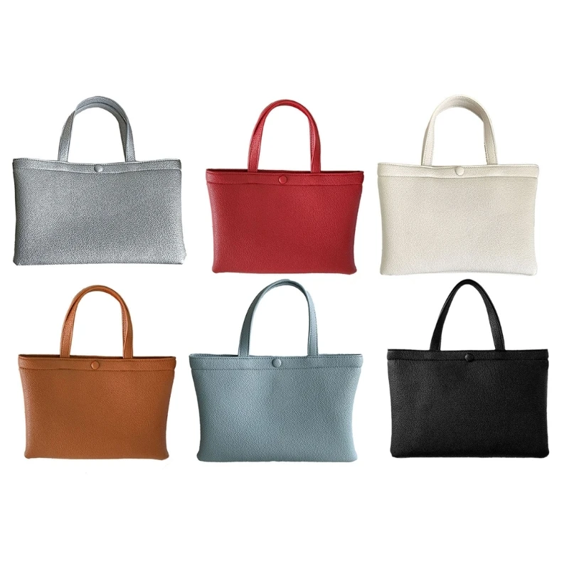 Women PU Leather Handbag with Top Handle Korean Solid Color Large Capacity Shopper Bag Purse for Work Travel Shopping E74B
Women PU Leather Handbag with Top Handle Korean Solid Color Large Capacity Shopper Bag Purse for Work Travel Shopping E74B