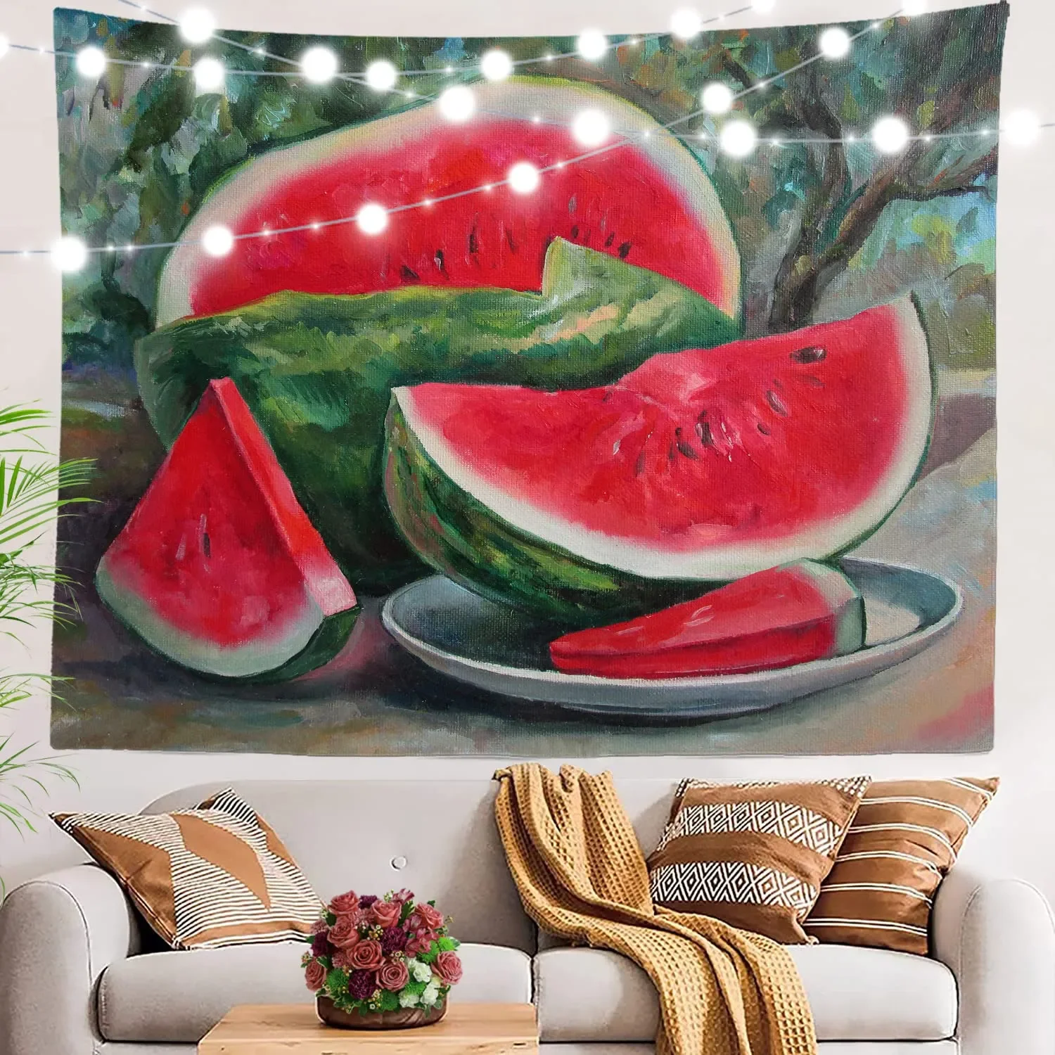 Red Summer Watermelon Tapestry, Large Wall Hanging Polyester Tablecloths Tapestry Bedroom Room Living Room Dorm Background Cloth
Red Summer Watermelon Tapestry, Large Wall Hanging Polyester Tablecloths Tapestry Bedroom Room Living Room Dorm Background Cloth
