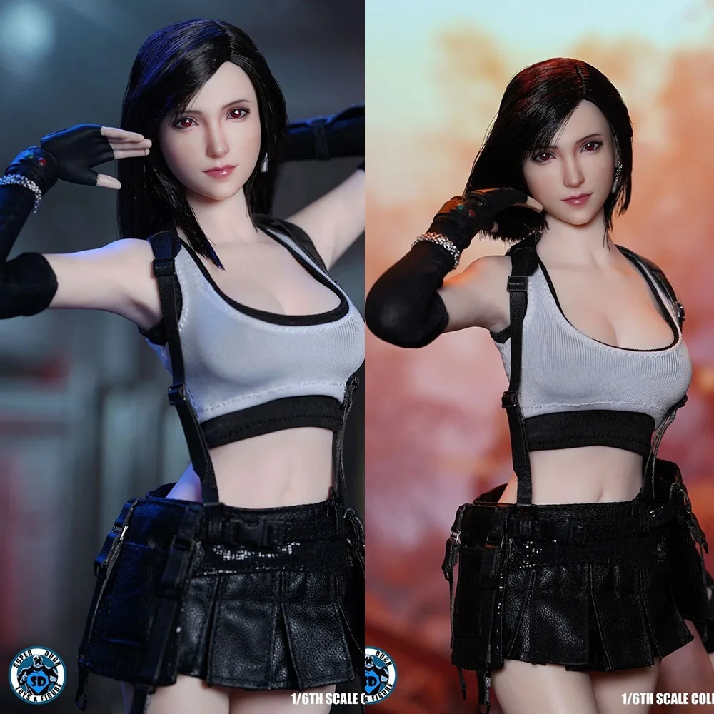 SUPER DUCK SDH032 1/6 Scale PVC Tifa Female Girl Head Sculpt with Long Hair/Short Model for 12 inches Pale Skin Body
SUPER DUCK SDH032 1/6 Scale PVC Tifa Female Girl Head Sculpt with Long Hair/Short Model for 12 inches Pale Skin Body