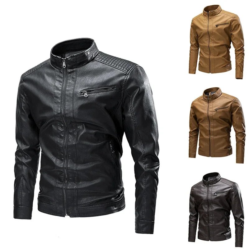 2024 Autumn New Men's Winter Fleece Thick Leather Jacket Casual Vintage Motorcycle Biker Coat Male Brand Design Pu Jackets
2024 Autumn New Men's Winter Fleece Thick Leather Jacket Casual Vintage Motorcycle Biker Coat Male Brand Design Pu Jackets