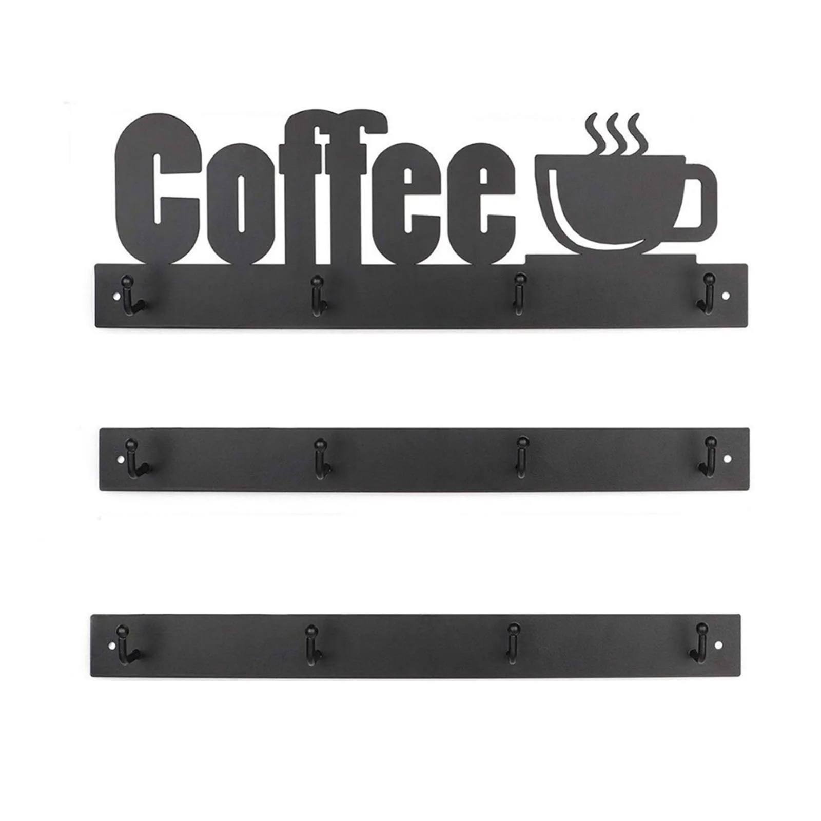 3pcs Coffee Mug Rack Kitchen Wall-mounted Decor Coffee Mug Cup Rack Holder Hanger Display For Kitchen Cafe Shop Bar Accessories
3pcs Coffee Mug Rack Kitchen Wall-mounted Decor Coffee Mug Cup Rack Holder Hanger Display For Kitchen Cafe Shop Bar Accessories