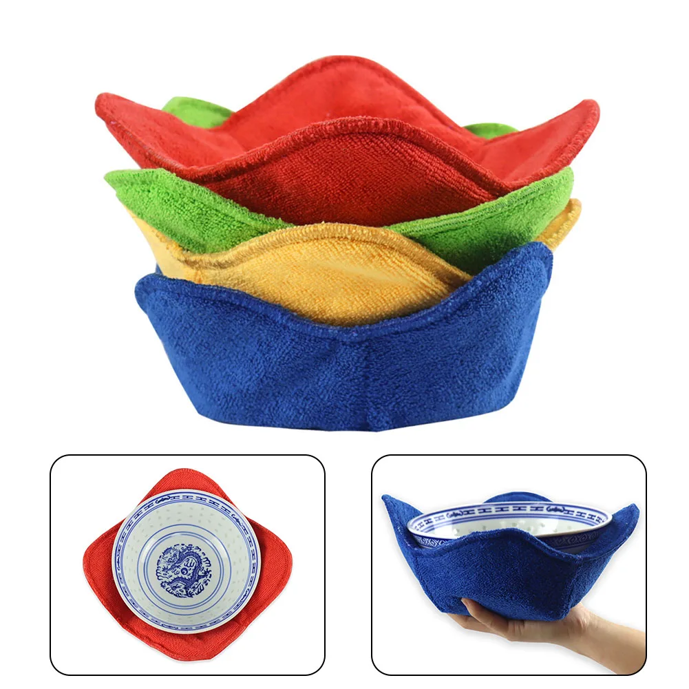 4pcs Microwave Bowl Pot Holders Microwave Bowl Holder Keep Food Warm Heat Resistant Cozy Holder Bowl Huggers Protector Pads
4pcs Microwave Bowl Pot Holders Microwave Bowl Holder Keep Food Warm Heat Resistant Cozy Holder Bowl Huggers Protector Pads